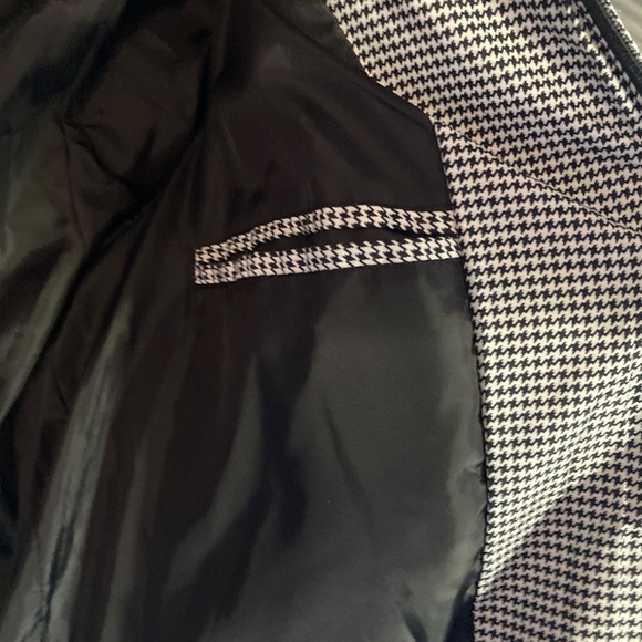 Black and White Puffer Jacket with Nice Detail by PURE NAVY - Picture 7 of 10